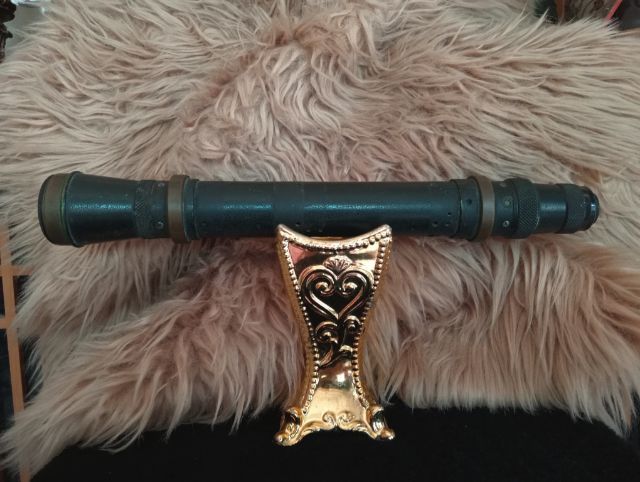 อังกฤษ..กล้องส่องทางไกลตาเดียวเก่าโบราณงานอังกฤษ