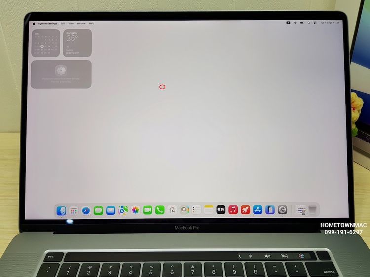 MacbookPro (Retina16-inch, 2019) TouchBar 6-Core i7 2.6Ghz SSD 512Gb Ram 16Gb สี Space Gray ครบกล่อง น่าใช้งาน รูปที่ 10