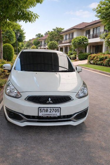 Mitsubishi Mirage 2016 1.2 GLX Sedan เบนซิน ไม่ติดแก๊ส เกียร์อัตโนมัติ ขาว