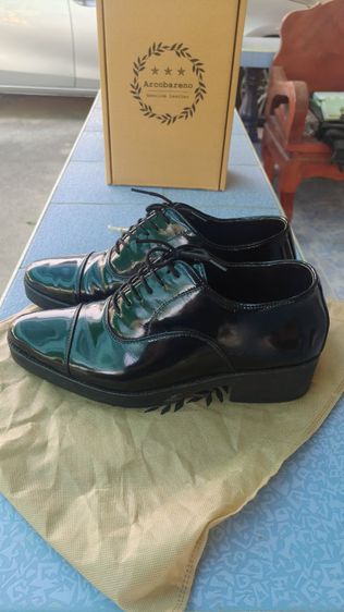 รองเท้ามือสอง แบรนด์ arcobareno รุ่น 502-1 EXT 6 CM Oxford Cap Toe PianoBlack 
Product Type Oxford Shoe
Oxford Shoe หนังวัวแท้  รูปที่ 8