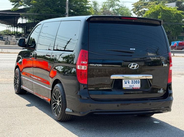 Hyundai H-1  2016 2.5 Elite Utility-car ดีเซล ไม่ติดแก๊ส เกียร์อัตโนมัติ ดำ รูปที่ 4
