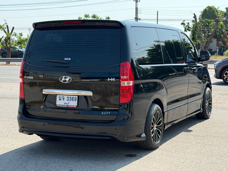 Hyundai H-1  2016 2.5 Elite Utility-car ดีเซล ไม่ติดแก๊ส เกียร์อัตโนมัติ ดำ รูปที่ 3