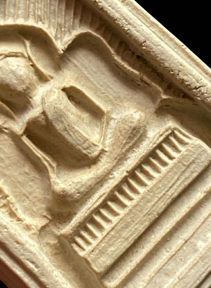 แหวกม่านพิมพ์ต้อหลวงพ่อกวย วัดโฆษิตาราม ชัยนาท ปี13รุ่นแรกบล็อคหินมีดโกน เนื้อผงพุทธคุณผสมน้ำมัน สวยสมบูรณ์นิยม แท้ทันสวยคับ รูปที่ 2