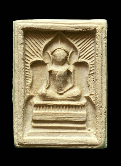 แหวกม่านพิมพ์ต้อหลวงพ่อกวย วัดโฆษิตาราม ชัยนาท ปี13รุ่นแรกบล็อคหินมีดโกน เนื้อผงพุทธคุณผสมน้ำมัน สวยสมบูรณ์นิยม แท้ทันสวยคับ