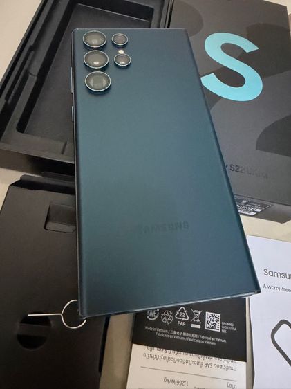 Samsung galaxy S22ultra สีเขียว 12ทับ256 gb สภาพเหมือนใหม่ รูปที่ 3