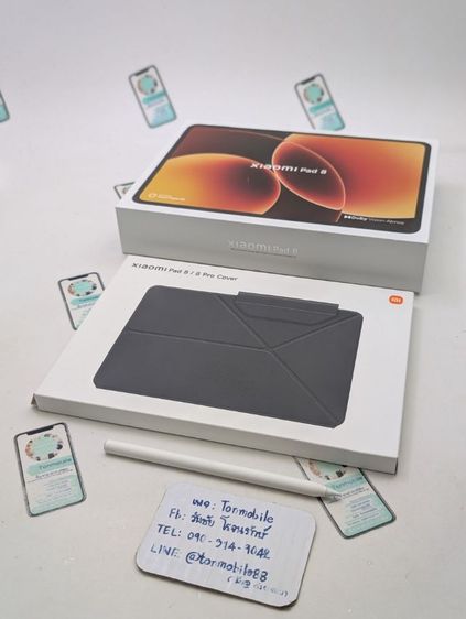 ขาย เทิร์น Xiaomi Pad 8 Ram 8 Rom 256 ศูนย์ไทย สภาพใหม่เอี่ยม อุปกรณ์ครบยกกล่อง พร้อมเคส และปากกา ประกันยาว เพียง 10,990 บาท ครับ