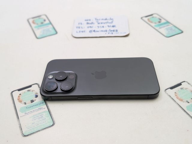 ขาย เทิร์น iPhone 15 Pro 256 GB Black ศูนย์ไทย สภาพสวย อุปกรณ์ครบยกกล่อง สุขภาพแบต 100 รอบชาร์จ 62 รอบ เพียง 20,990 บาท ครับ  รูปที่ 5