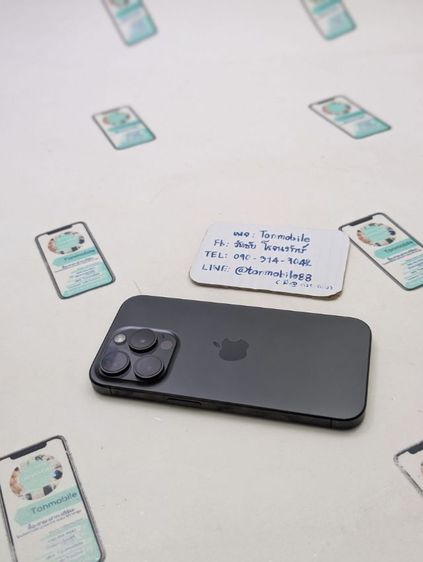 ขาย เทิร์น iPhone 15 Pro 256 GB Black ศูนย์ไทย สภาพสวย อุปกรณ์ครบยกกล่อง สุขภาพแบต 100 รอบชาร์จ 62 รอบ เพียง 20,990 บาท ครับ  รูปที่ 4