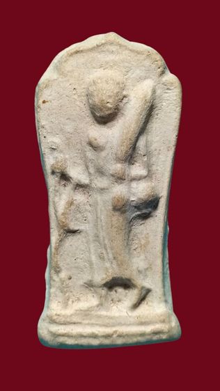 ศิวลีใบมะยมพิมพ์ใหญ่พ่อกวย วัดโฆษิตาราม ชัยนาท ปี2500รุ่นแรกเนื้อผงพุทธคุณ สวยคมชัดลึก แท้คับ