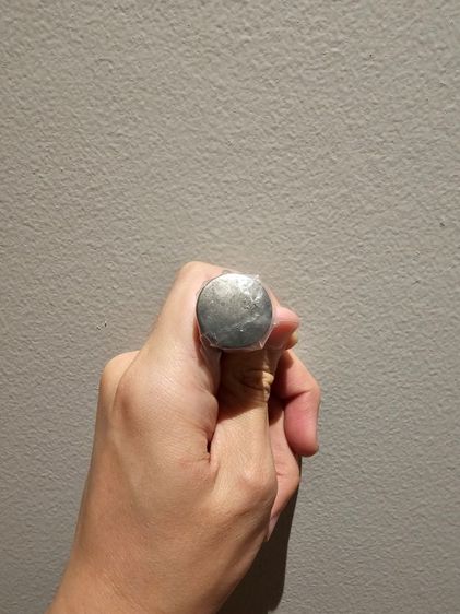 ปุ่มจับเฟอร์นิเจอร์ Ikea แบบกลม สีเงินด้าน รูปที่ 2