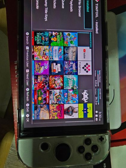 Nintendo Switch oled แปลงแล้ว 3 ระบบ Mem 512  รูปที่ 5
