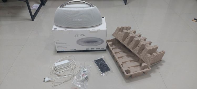ลำโพง Harman Gardon Go play แท้ ไม่เคยซ่อม อุปกรณ์ครบ กล่องมี