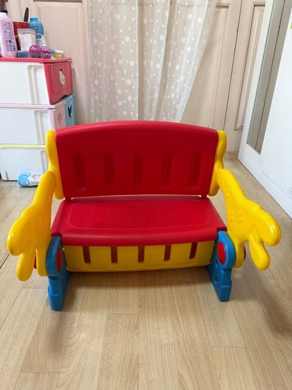 ชุดม้านั่งและโต๊ะกิจกรรมสำหรับเด็กแบบ 3-in-1 รูปที่ 2