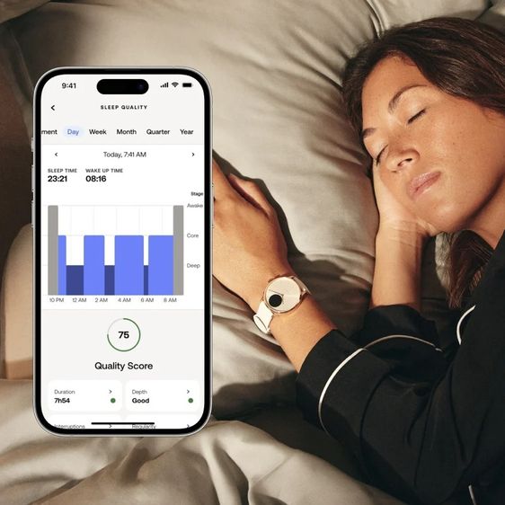 Withings ScanWatch Light l สมาร์ทวอทช์ นาฬิกาข้อมือ ไฮบริด เพื่อสุขภาพ แบต 30 วัน รูปที่ 18