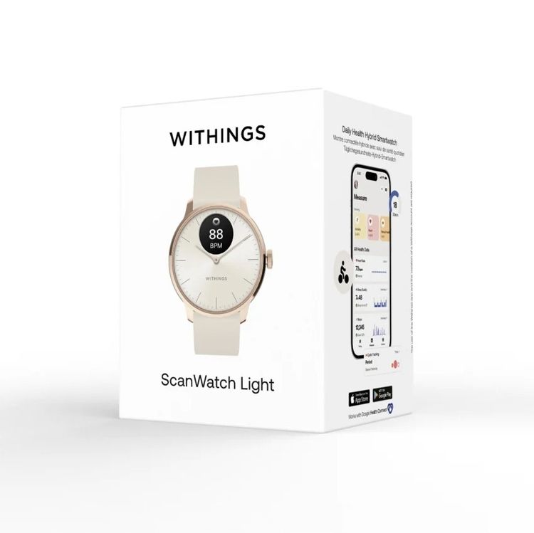 Withings ScanWatch Light l สมาร์ทวอทช์ นาฬิกาข้อมือ ไฮบริด เพื่อสุขภาพ แบต 30 วัน รูปที่ 11