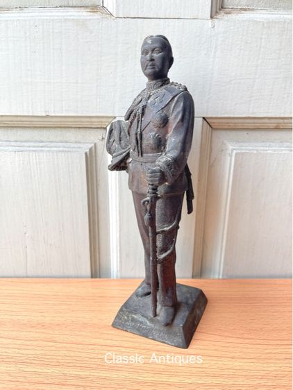 รูปปั้น เสด็จพ่อ ร.5 ทองเหลือง องค์เล็ก เก่าสะสม รูปที่ 10