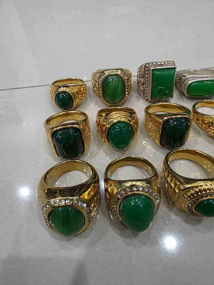 ของสะสม แหวน หัวสีเขียว เหมาๆ ทั้งหมด เบอร์ 9 เดิมๆ สวย หายาก ของใหม่ เหมาๆ พร้อมส่งครับพี่ๆ  รูปที่ 7
