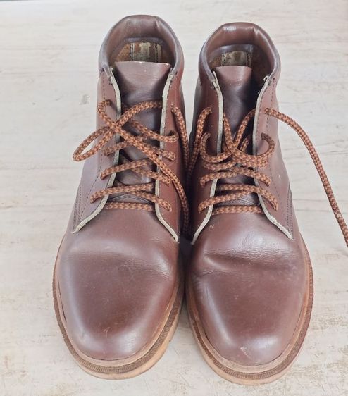 รองเท้าหนังหุ้มข้อ สีน้ำตาล เบอร์41