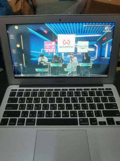 macbook air11ยฃนิ้ว ปี2011 A1370 EMC2471 i5 1.6GHz SSD120GB RAM 2GB แบต02ชั่วโมฃครึ่ง จอมีตำหนิ สุขสวัสดิ์ กทม รูปที่ 2