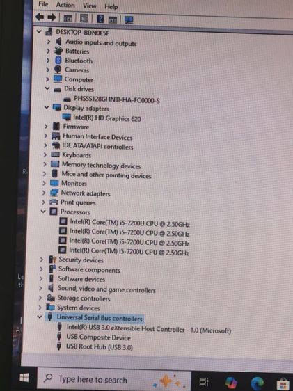HP Probook 14นิ้ว i5 GEN7 7200U SSD 120GB RAM 8GB  DDR4 เครื่องใช้งานปกติทุกอย่าง แบตดูยูทูปได้ 2ชมผ่านไวไฟ สุขสวัสดิ์ กทม รูปที่ 3