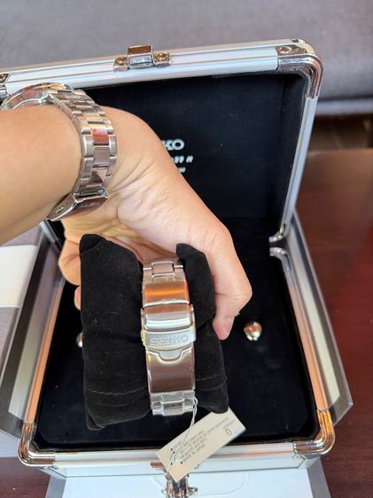 นาฬิกา Seiko Sumo Silver รุ่น SPB029J1 ตัวสีขาว เงิน มือ 1 รูปที่ 5