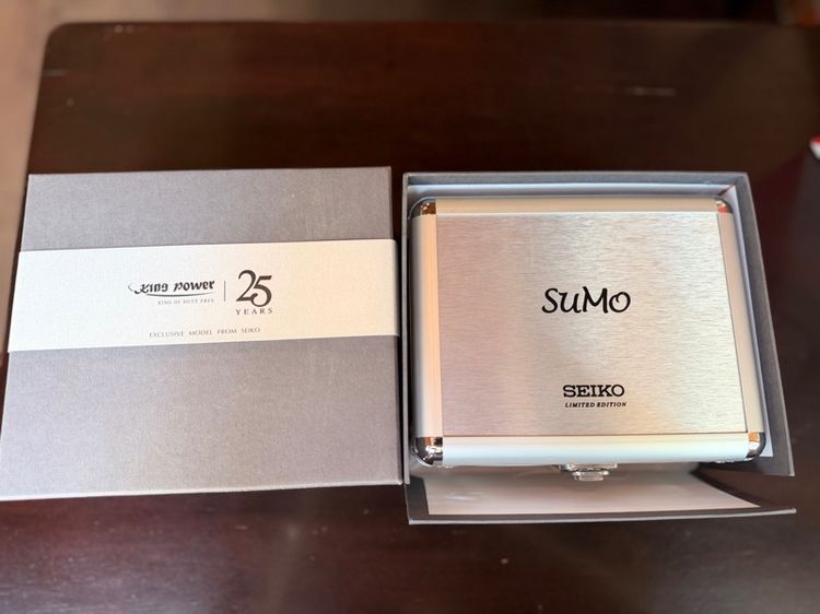 นาฬิกา Seiko Sumo Silver รุ่น SPB029J1 ตัวสีขาว เงิน มือ 1 รูปที่ 7