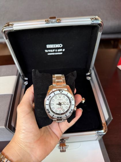 นาฬิกา Seiko Sumo Silver รุ่น SPB029J1 ตัวสีขาว เงิน มือ 1 รูปที่ 3