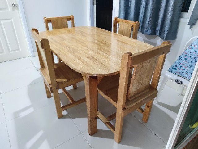 โต๊ะกินข้าว4ที่นั้งขนาด150x90 รูปที่ 2