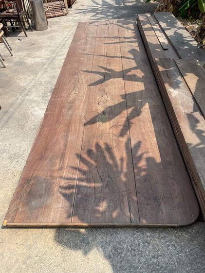 แผ่นไม้มะค่าหน้าโต๊ะประชุมขนาดใหญ่ รูปที่ 2