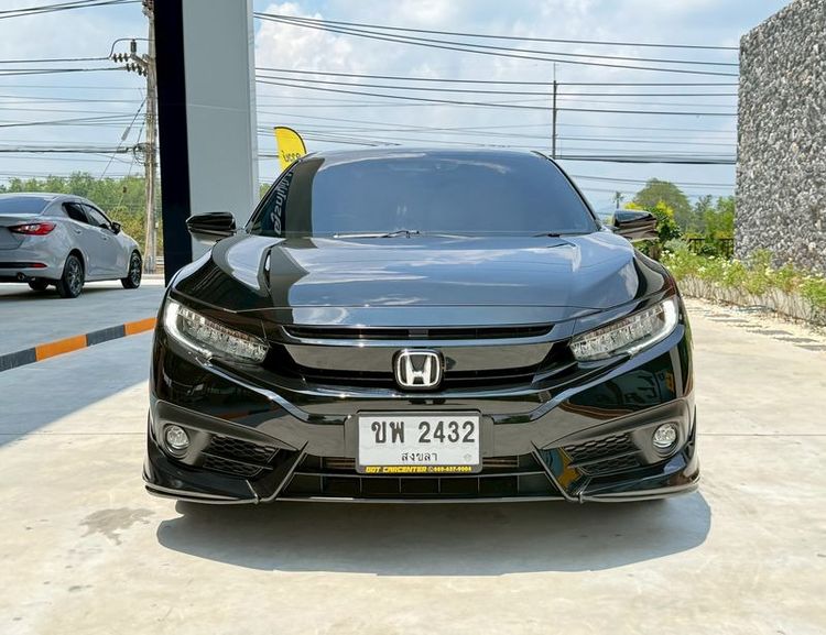 Honda Civic 2016 1.5 Turbo RS Sedan เบนซิน ไม่ติดแก๊ส เกียร์อัตโนมัติ ดำ รูปที่ 2
