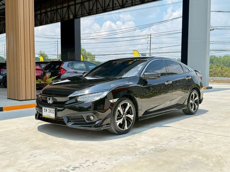 รถ Honda Civic 1.5 Turbo RS สี ดำ