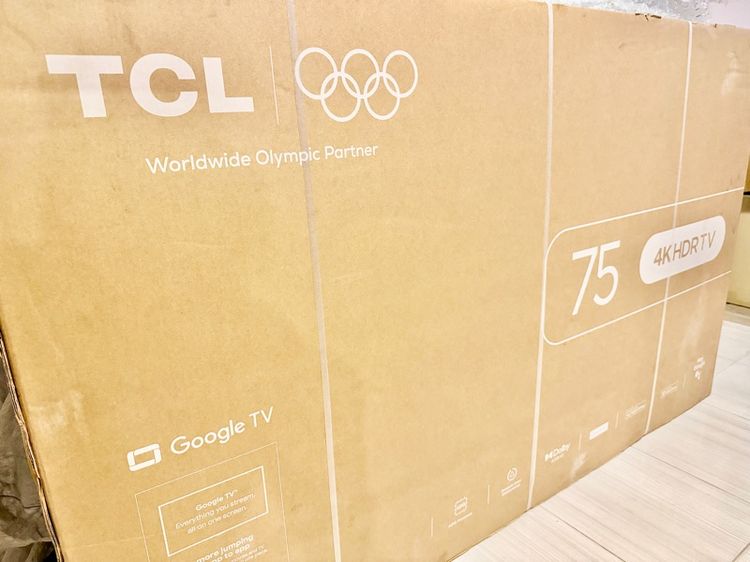 TCL 4K HDR 75 นิ้ว มือ1 ผลิต มี.ค. ปี 69, Google TV, ประกันศูนย์ 3ปี สั่งงานด้วยเสียง, Dolby Audio รูปที่ 3