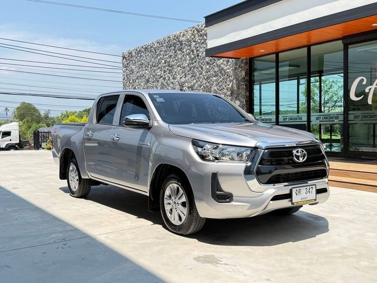 Toyota Hilux Revo 2021 Double Cab 2.4 Entry Z Edition Pickup ดีเซล ไม่ติดแก๊ส เกียร์อัตโนมัติ บรอนซ์เงิน รูปที่ 3