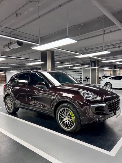 Porsche Cayenne 2016 3.0 S E-Hybrid Platinum Edition 4WD ไฮบริด ไม่ติดแก๊ส เกียร์อัตโนมัติ น้ำตาล รูปที่ 2