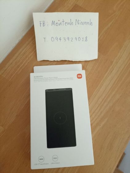 ขออนุญาตลงขายครับ
​Xiaomi 10W Power Bank 10,000  มือ 1 ยังไม่เปิดใช้งาน
​ชาร์จไร้สาย 10W
​