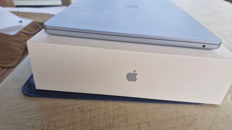 MacBook Air 13.6-inch M4 2025 Ram16GB SSD256GB SkyBlue apple care 5 September 2026 สภาพสวยเหมือนใหม่ ใช้งานน้อยมาก รูปที่ 2