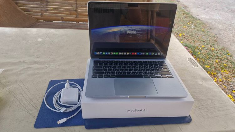 MacBook Air 13.6-inch M4 2025 Ram16GB SSD256GB SkyBlue apple care 5 September 2026 สภาพสวยเหมือนใหม่ ใช้งานน้อยมาก รูปที่ 9