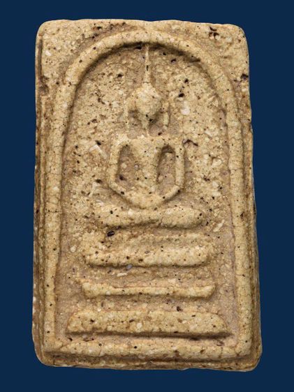 พระสมเด็จวัดระฆัง พิมพ์ฐานแซม หูยาน เนื้อมีมวลสาร สวย รูปที่ 4