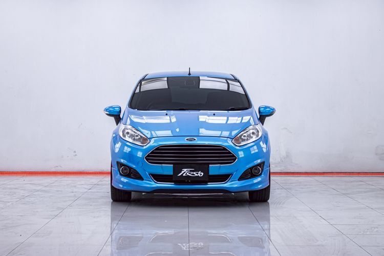 Ford Fiesta 2014 1.0 Sport Sedan เบนซิน ไม่ติดแก๊ส เกียร์อัตโนมัติ ฟ้า รูปที่ 4