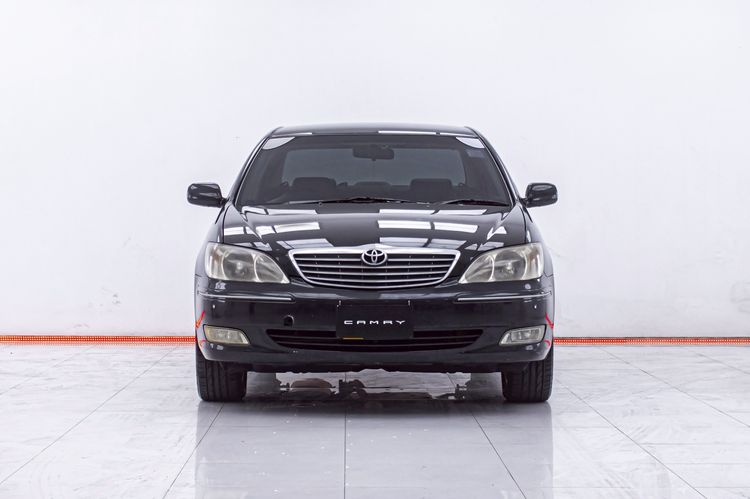 Toyota Camry 2004 2.4 Q Sedan เบนซิน ไม่ติดแก๊ส เกียร์อัตโนมัติ ดำ รูปที่ 4