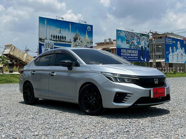 Honda City 2020 1.0 SV Sedan เบนซิน ไม่ติดแก๊ส เกียร์อัตโนมัติ เทา รูปที่ 2