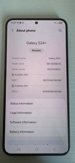 Samsung s24 Plus 256GB รูปที่ 3