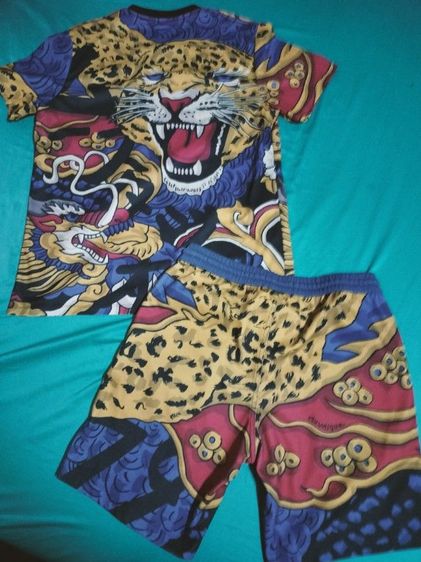 Muunique แท้ เสื้อและกางเกง ลายเสือมังกร รูปที่ 7