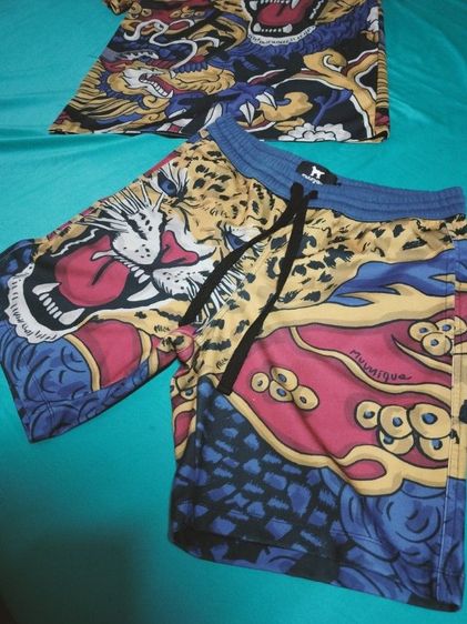 Muunique แท้ เสื้อและกางเกง ลายเสือมังกร รูปที่ 3