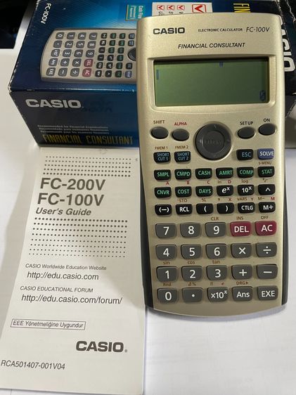 เครื่องคิดเลข CASIO FC-100V รูปที่ 2