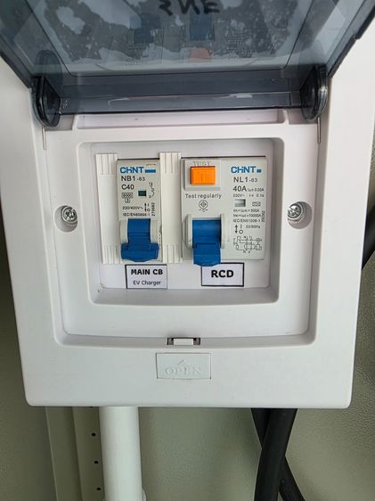 เครื่องชาร์จ EV Wallbox GAC AION 7kW สภาพนางฟ้า พร้อมชุดเบรกเกอร์ครบชุด (ยกไปติดตั้งได้เลย) รูปที่ 3