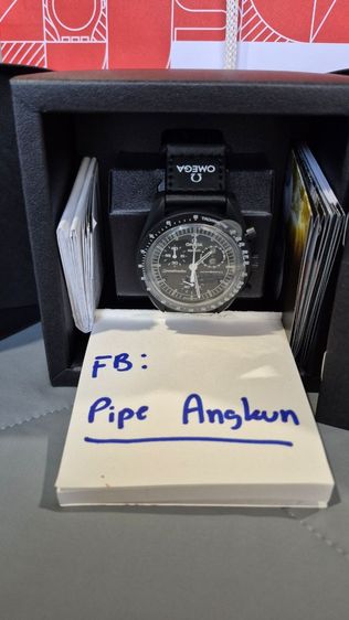 ขาย Swatch × Omega "Moon Phase" ไม่เคยใช้ ประกันเหลือ รูปที่ 4