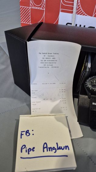 ขาย Swatch × Omega "Moon Phase" ไม่เคยใช้ ประกันเหลือ รูปที่ 5