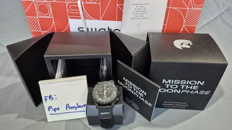 ขาย Swatch × Omega "Moon Phase" ไม่เคยใช้ ประกันเหลือ