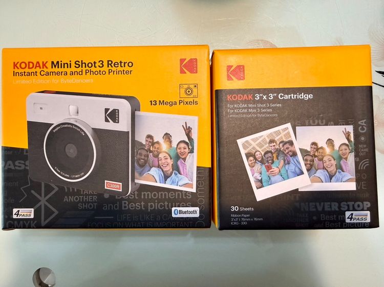 Kodak Mini Shot 3 Retro มือ 1 พร้อมแถม กระดาษพิมพ์รูปของแท้ 30 แผ่น